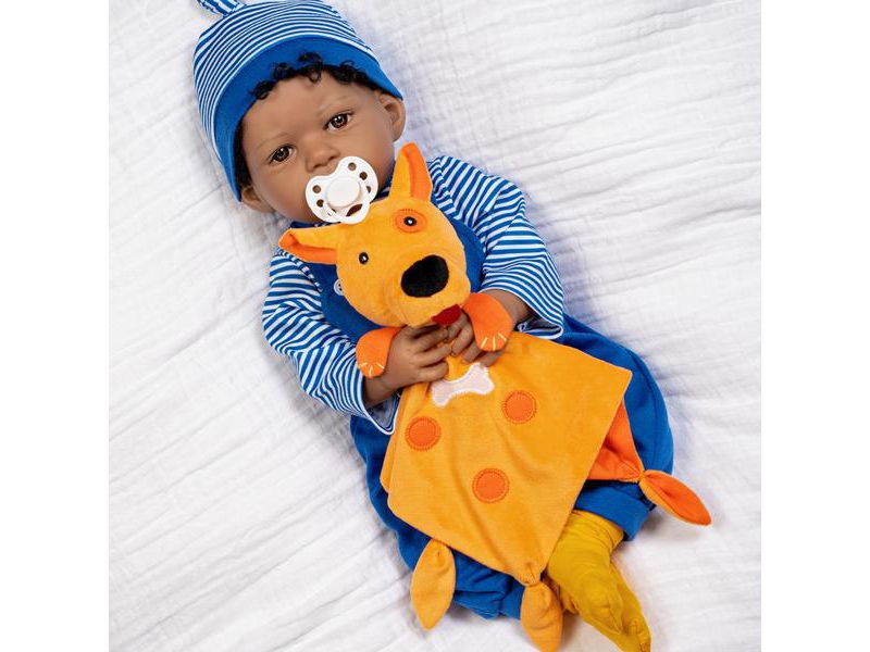 Paradise Galleries Realistic Toddler Boy Doll - Puppy Pal, 7-Piece Reborn Doll Gift Set with Magnetic Pacifier