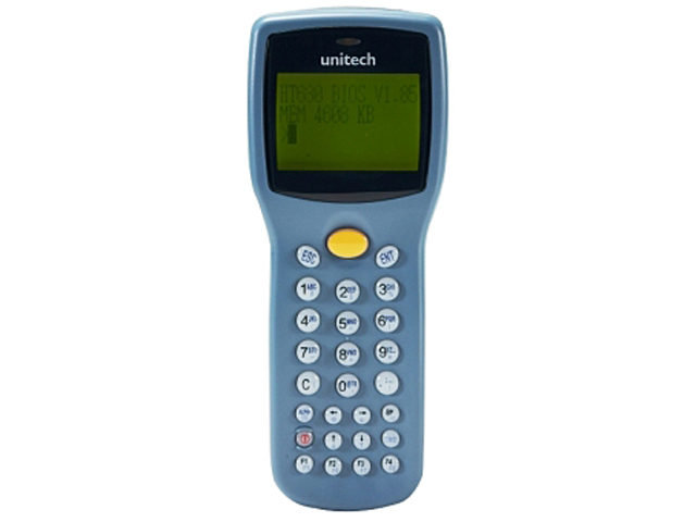 Unitech HT630 2.2" Entry Level Rugged Handheld 27-key Alphanumeric Mobile Computer and 1D Laser Scanner, DOS, Batch, 2.5MB RAM, USB Kit - HT630-9000BADG