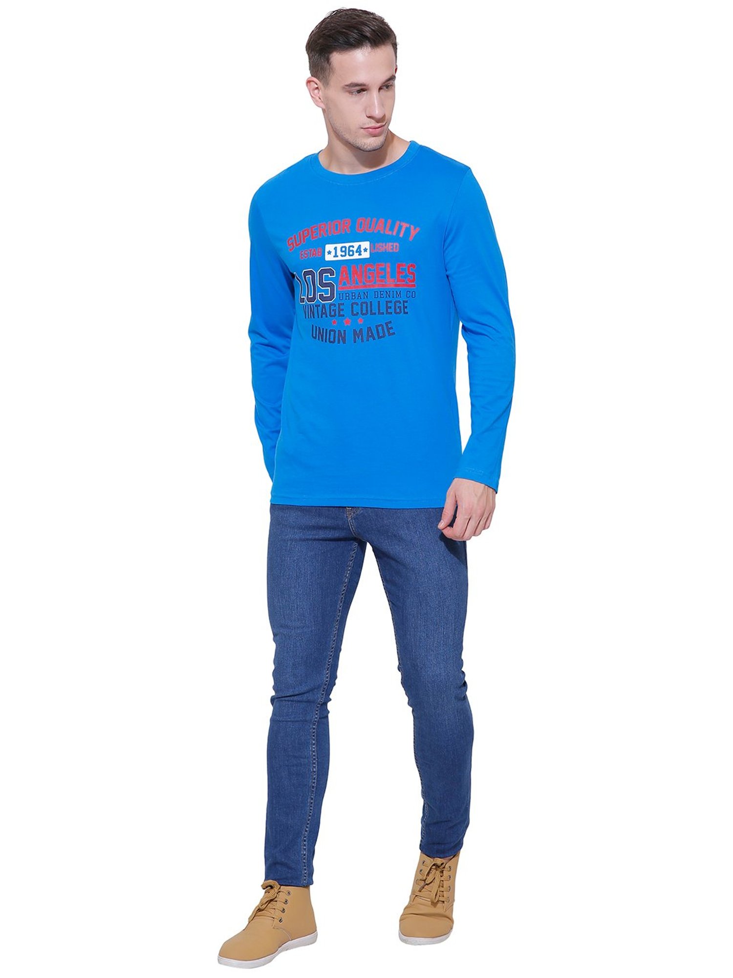 Dyca Sky Blue Crew T-Shirt