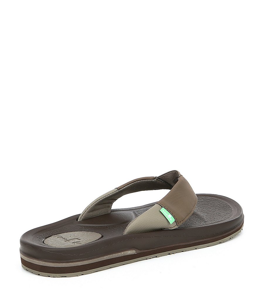 Sanuk Men's Beer Cozy 3 Slip-On Flip Flops