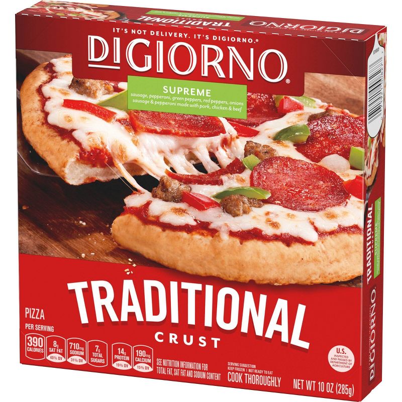 DiGiorno Traditional Crust Supreme Frozen Pizza - 10oz