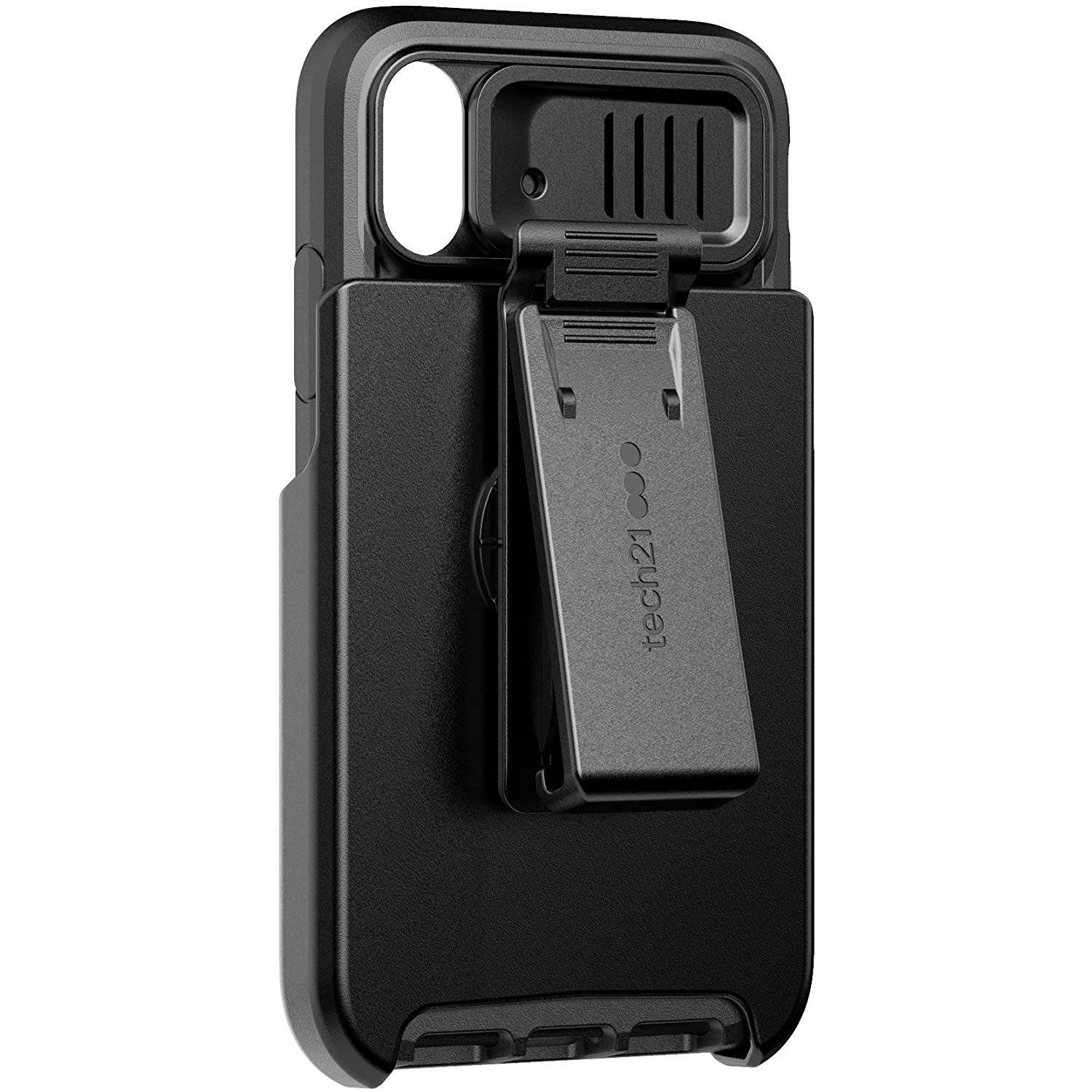 Tech21 Flexshock Evo Max Case with Holster for iPhone X/XS - Black