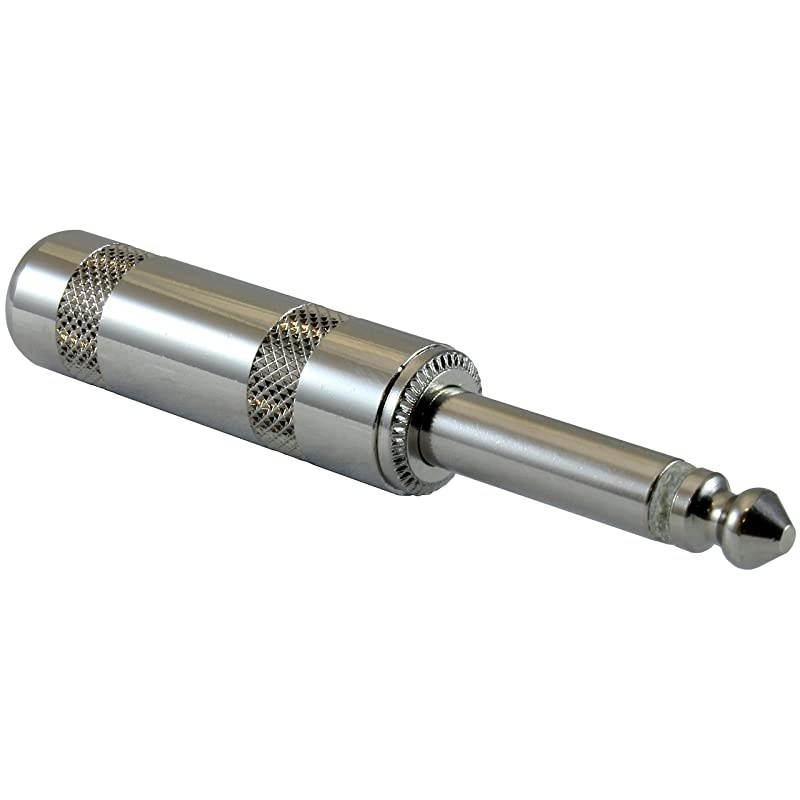 25ft Mic Cable Cords - XLR Female to 1/4" TS Black Cables - 25' Mono Mike Snake Cord