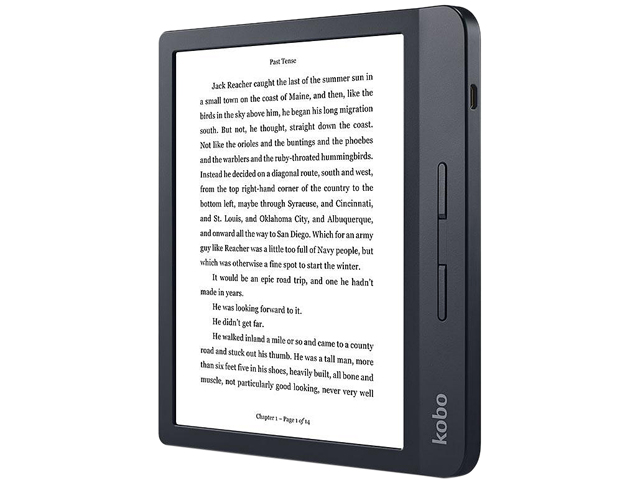 Kobo Libra H2O E-Book Reader, Black N873-KU-BK-K-EP