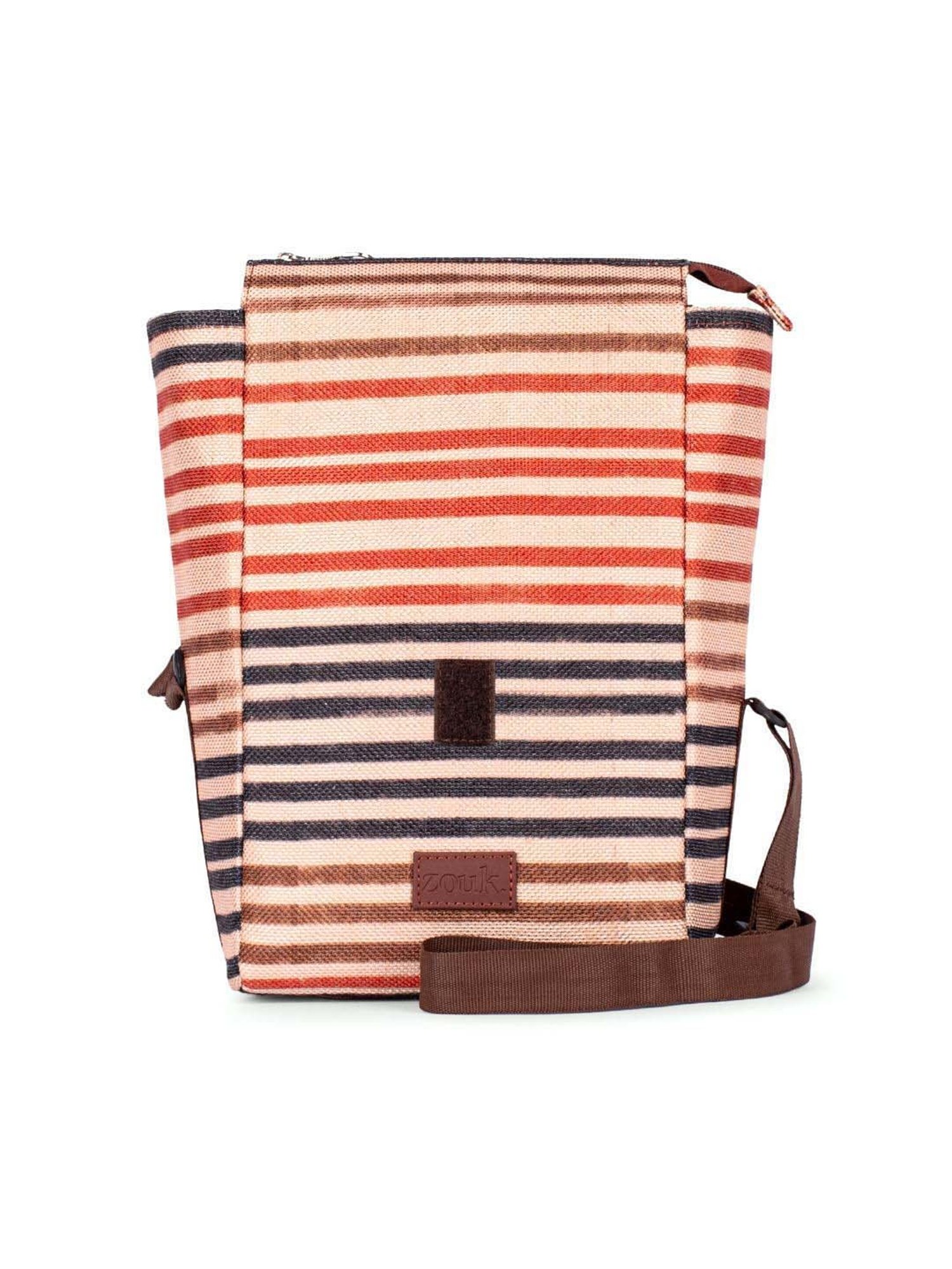 ZOUK Multicolor Striped Handbag