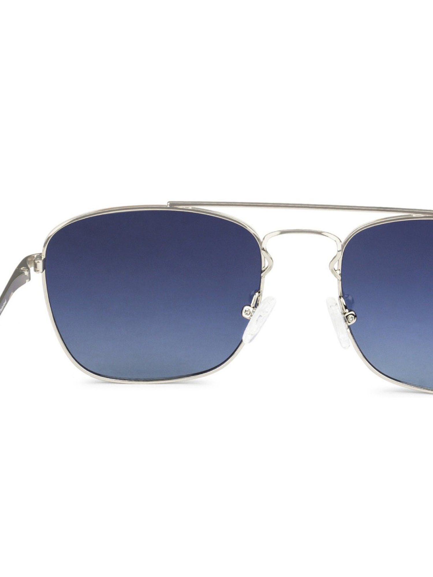 John Jacobs JJ S12962 Blue Polarized Square Sunglasses