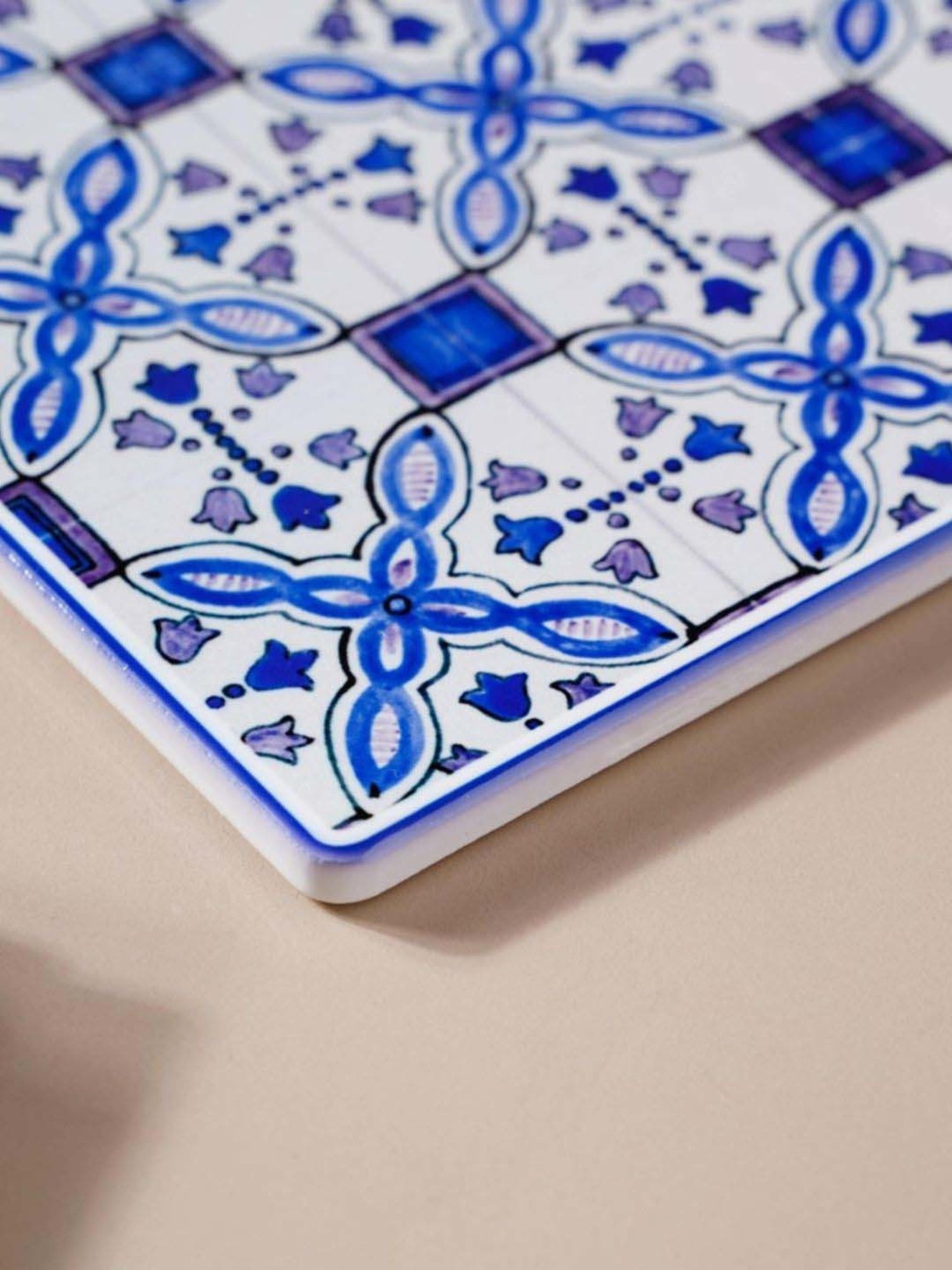 ICRAFT Multicolor Mdf Mor Series Trivets - Set of 4