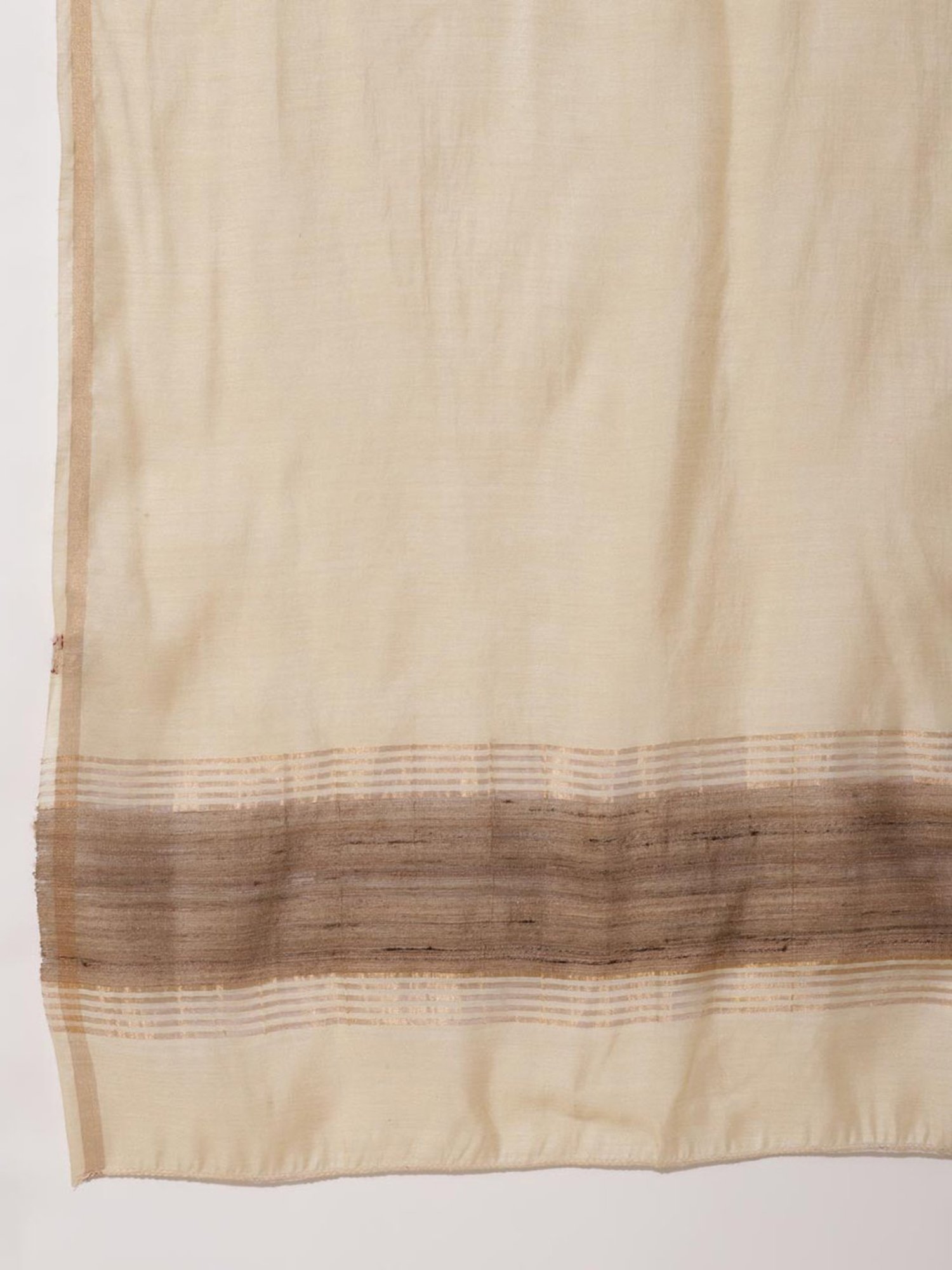 Fabindia Beige Self Design Stole