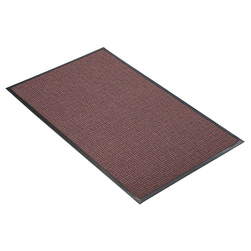 Burgundy Solid Doormat - (4'X6') - HomeTrax