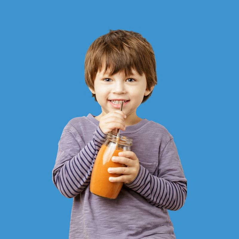 Zulay Kitchen Stainless Steel Straw - 2 pack