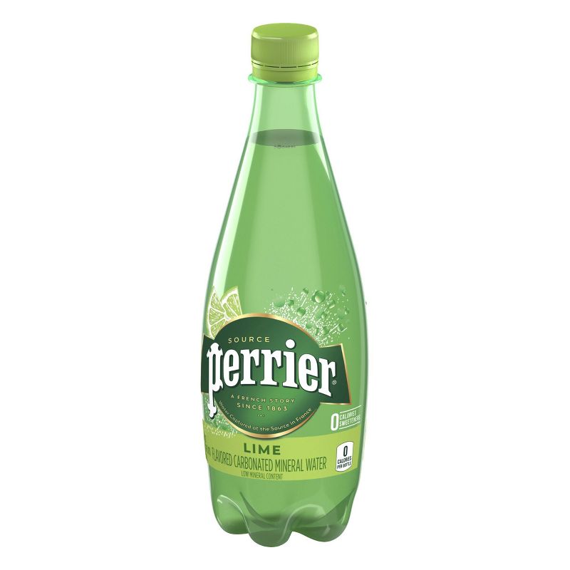 Perrier Lime Sparkling Water - 16.9 fl oz Bottle