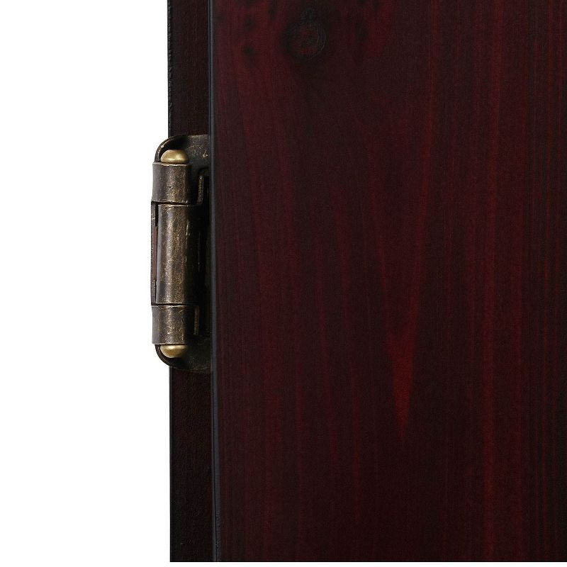 Viper Mahogany Finish Metropolitan Sisal Bristle Steel Tip Dartboard Cabinet