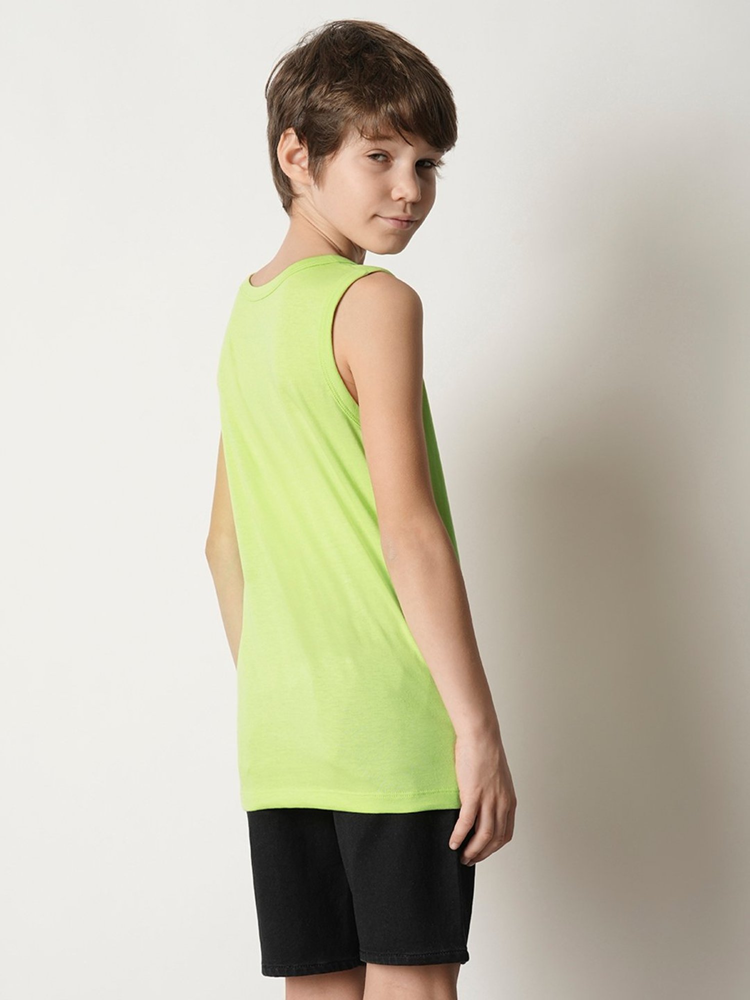 Jack & Jones Junior Green Printed T-Shirt