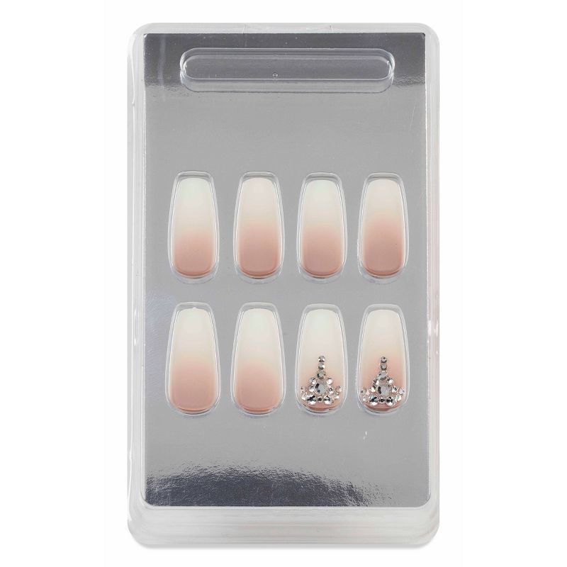 Ardell Nail Addict False Nails - Rich Tan Ombre - 24ct