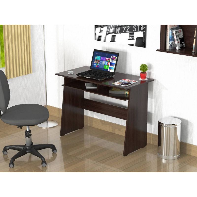 Writing Desk with Storage Area Espresso - Inval