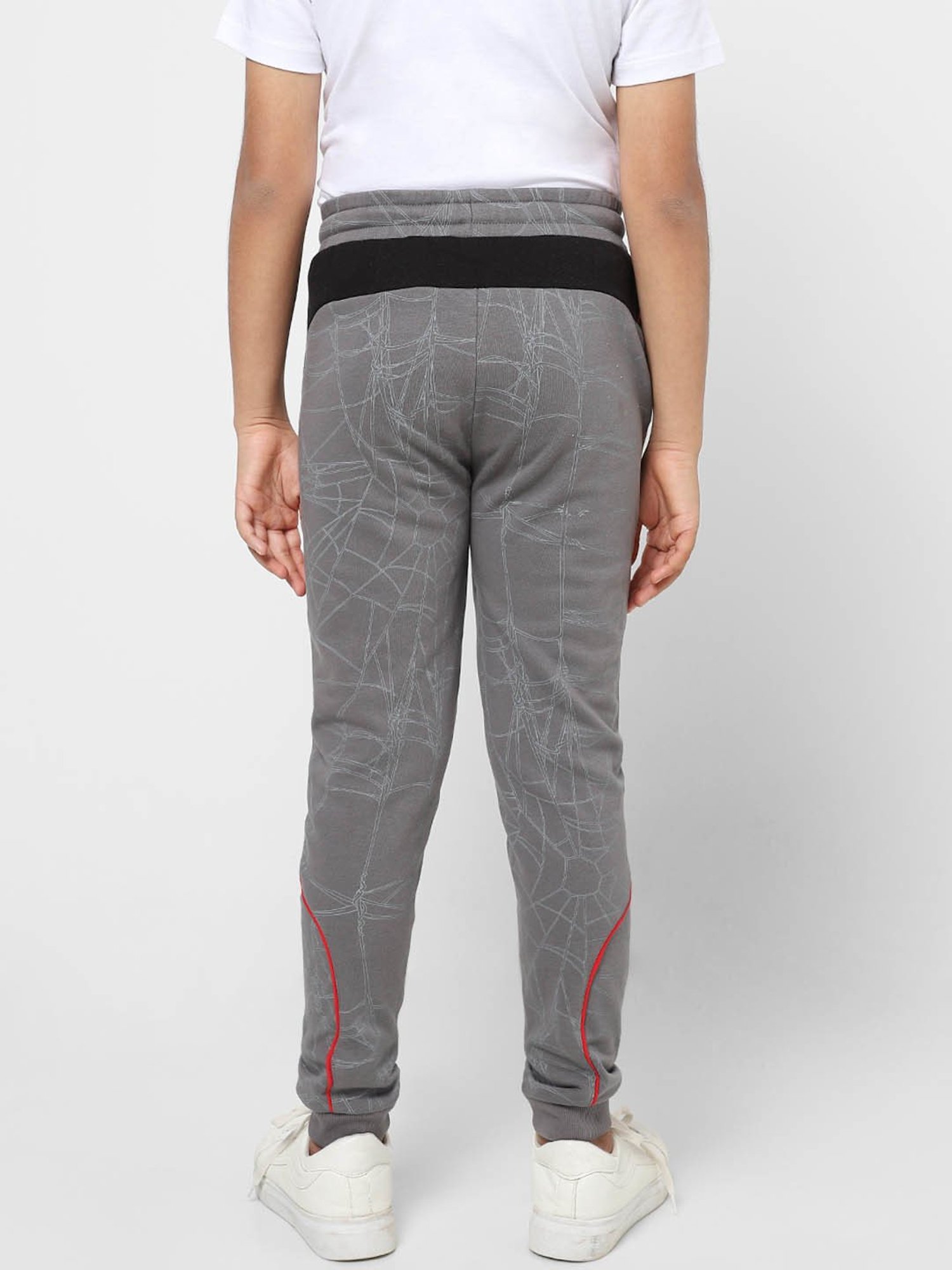 Jack & Jones Junior Grey Printed Sweatpants
