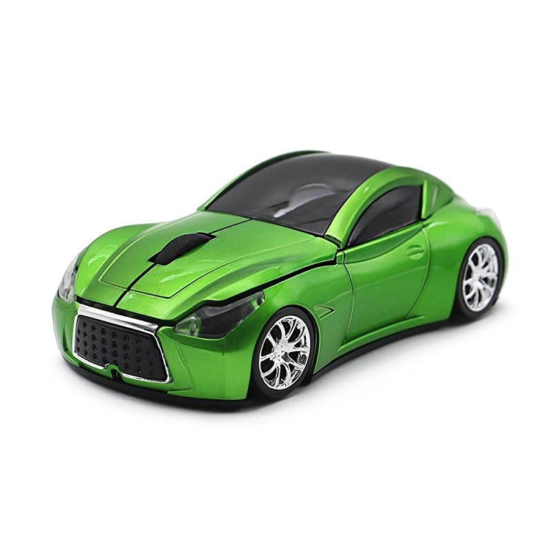 Sports Car Mouse Wireless Mouse Computer Mice Laptop Optical Gaming Mouse Red Green