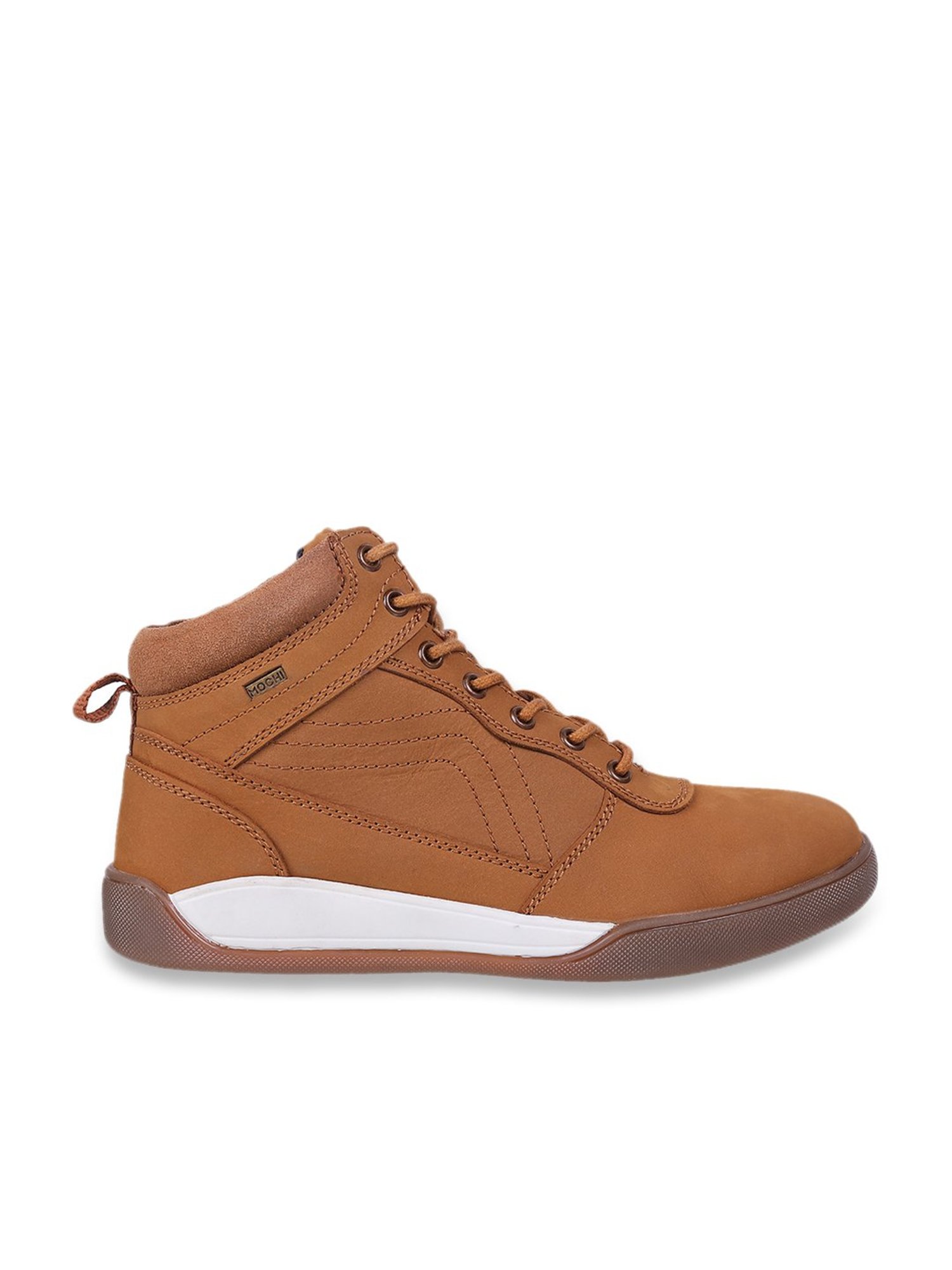 Mochi Men's Camel Casual Boots
