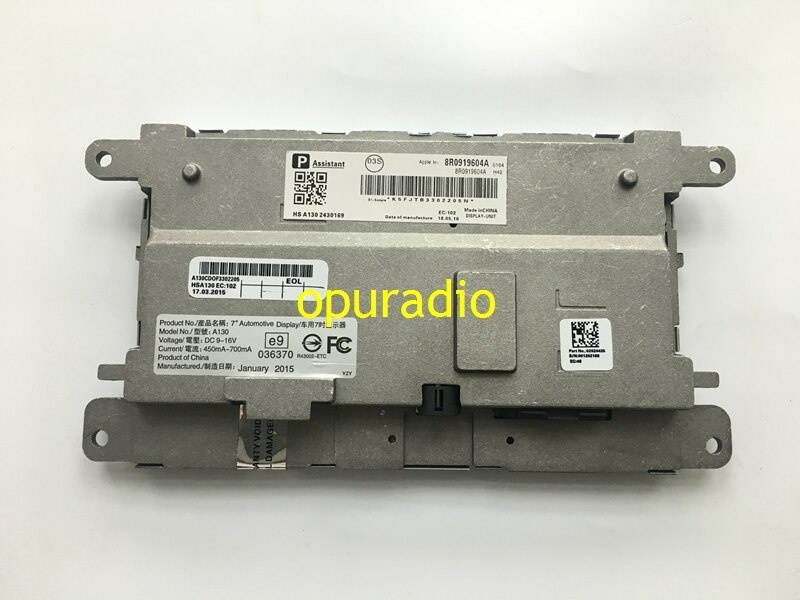 new 7.0inch LCD display screen 4F0 919 604 for Audi A5 Mmi 3G car DVD GPS navigation LCD monitors