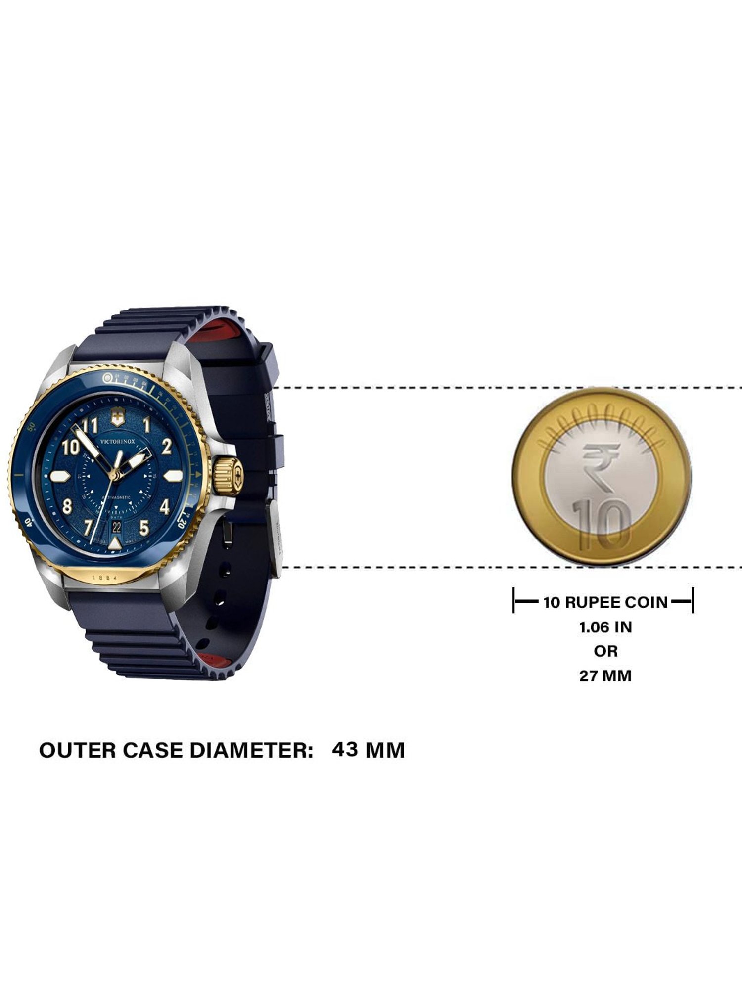 VICTORINOX V242013 Journey 1884 Analog Watch for Men