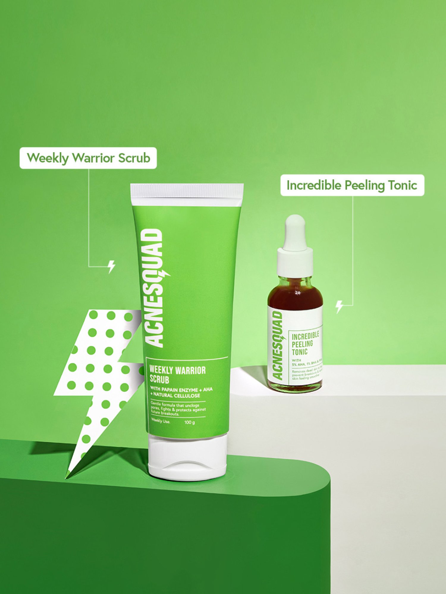 Acne Squad Weekly Warrior Scrub - 100 gm