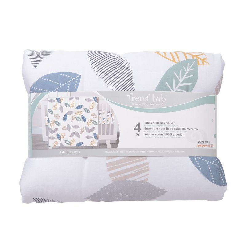Trend Lab Crib Bedding Set - Falling Leaves - 4pc