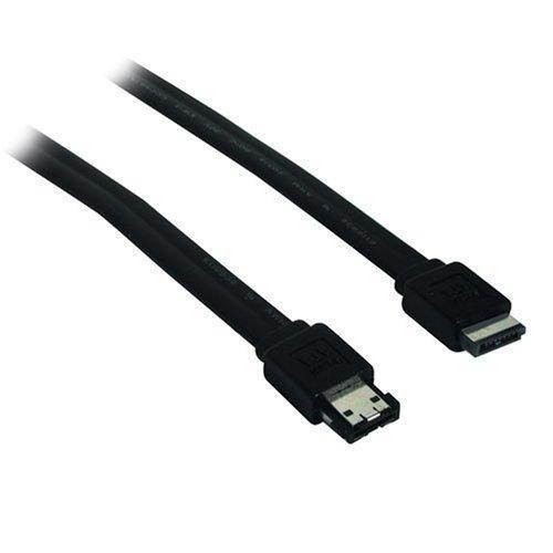C2G 10231 Serial ATA to External Serial ATA Cable, Black (6.6 Feet, 2 Meters)
