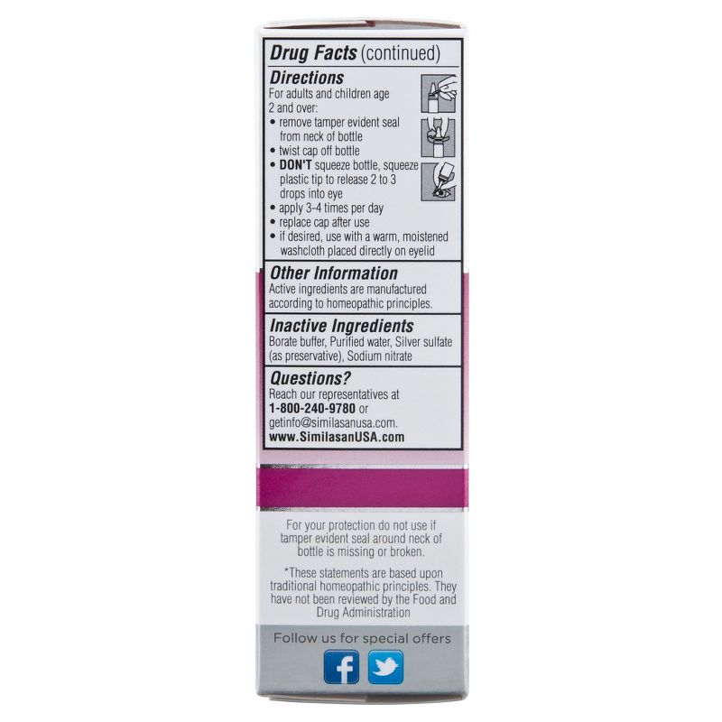 Similasan Stye Eye Relief Eye Drops .33 fl oz