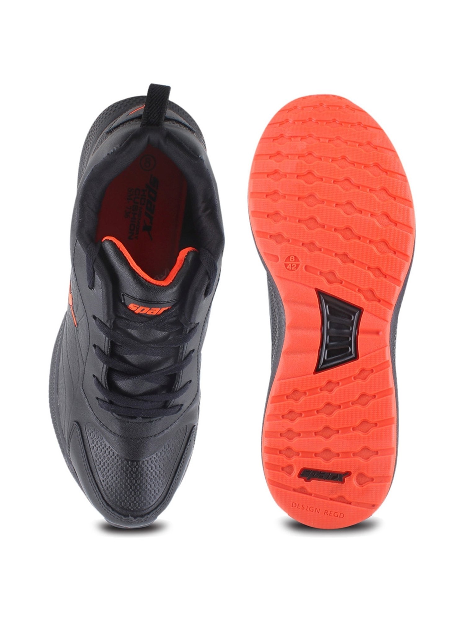 Sparx Men's Black Running Shoes
