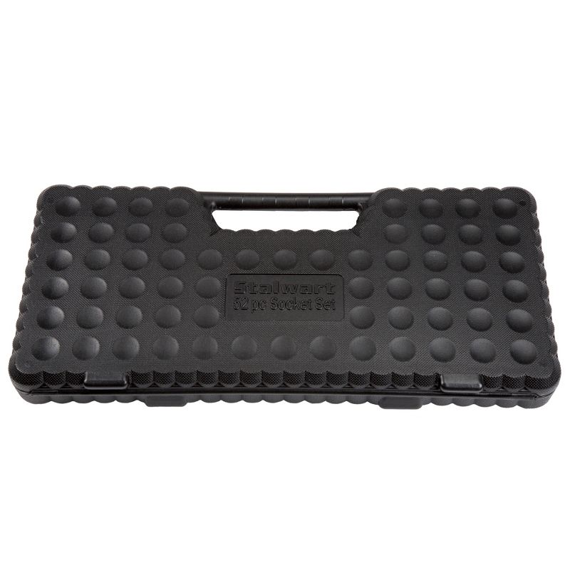 Stalwart 52pc with Socket Set SAE and Metric Hand Tool Set Clear