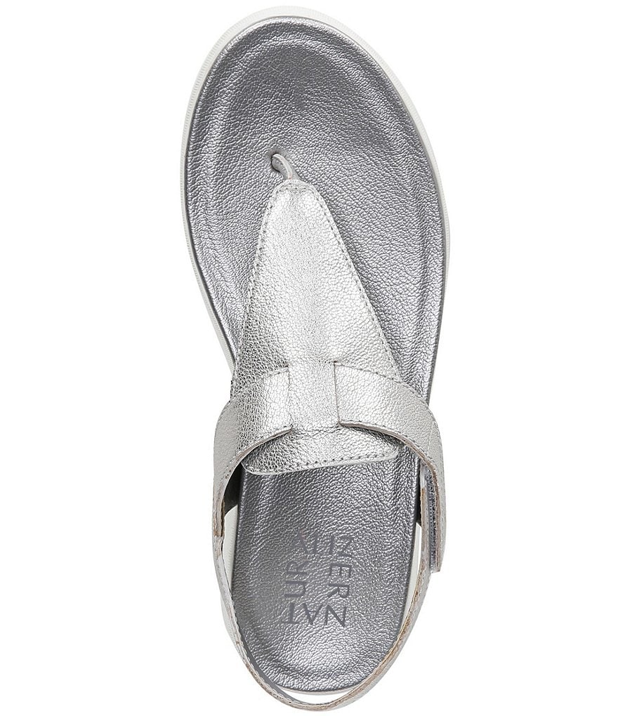 Naturalizer Lincoln Leather Sport Wedge Sandals