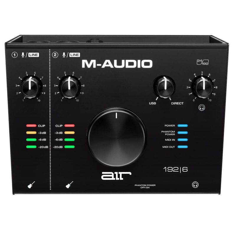 M-Audio Air 192|6 USB-C Interface with ProTools|First & Ableton 192-6 AIR192-6
