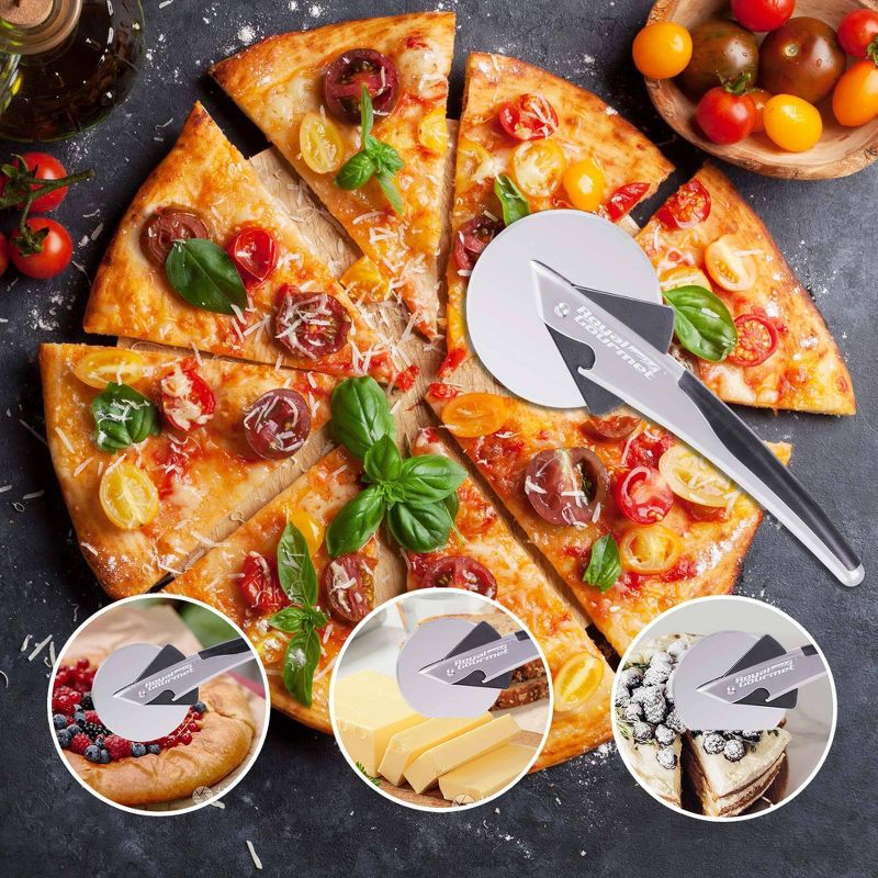 Royal Gourmet 2pc Pizza Set for BBQ  Grill Oven With 13'' Round Pizza Cordierite Stone