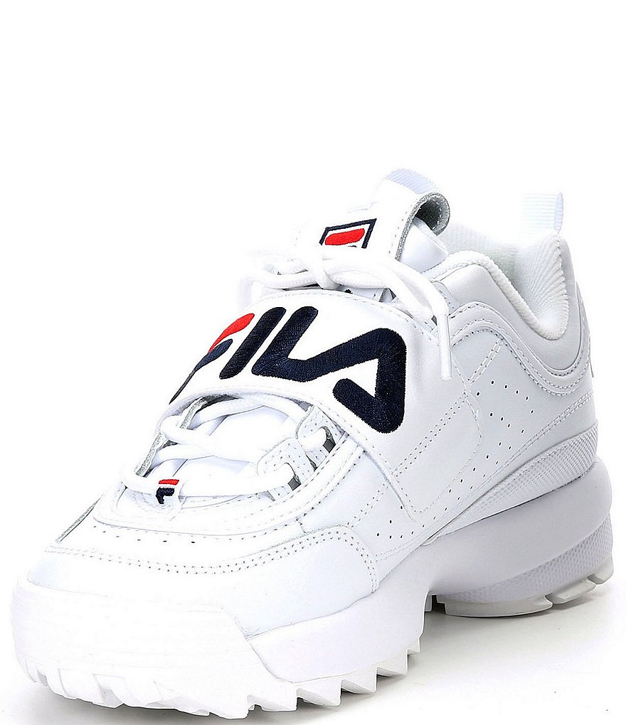 FILA Women's Disruptor II Applique Chunky Lifestyle Sneakers