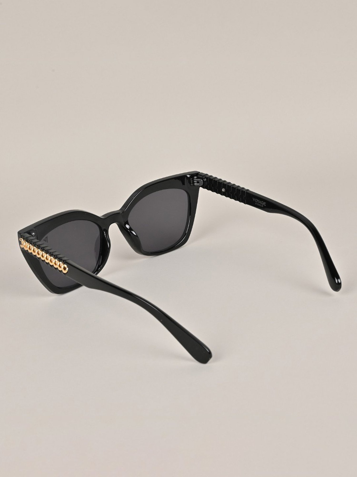 Voyage Black Cat Eye UV Protection Sunglasses for Women