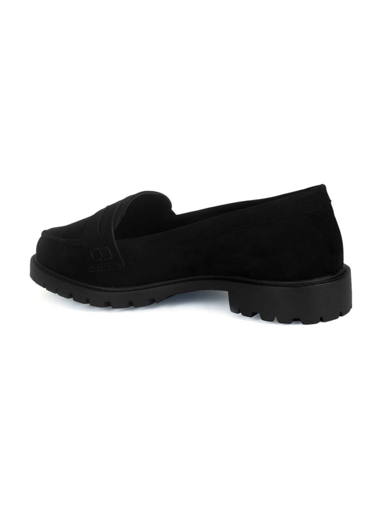 London Rag Women's Black Casual Loafers