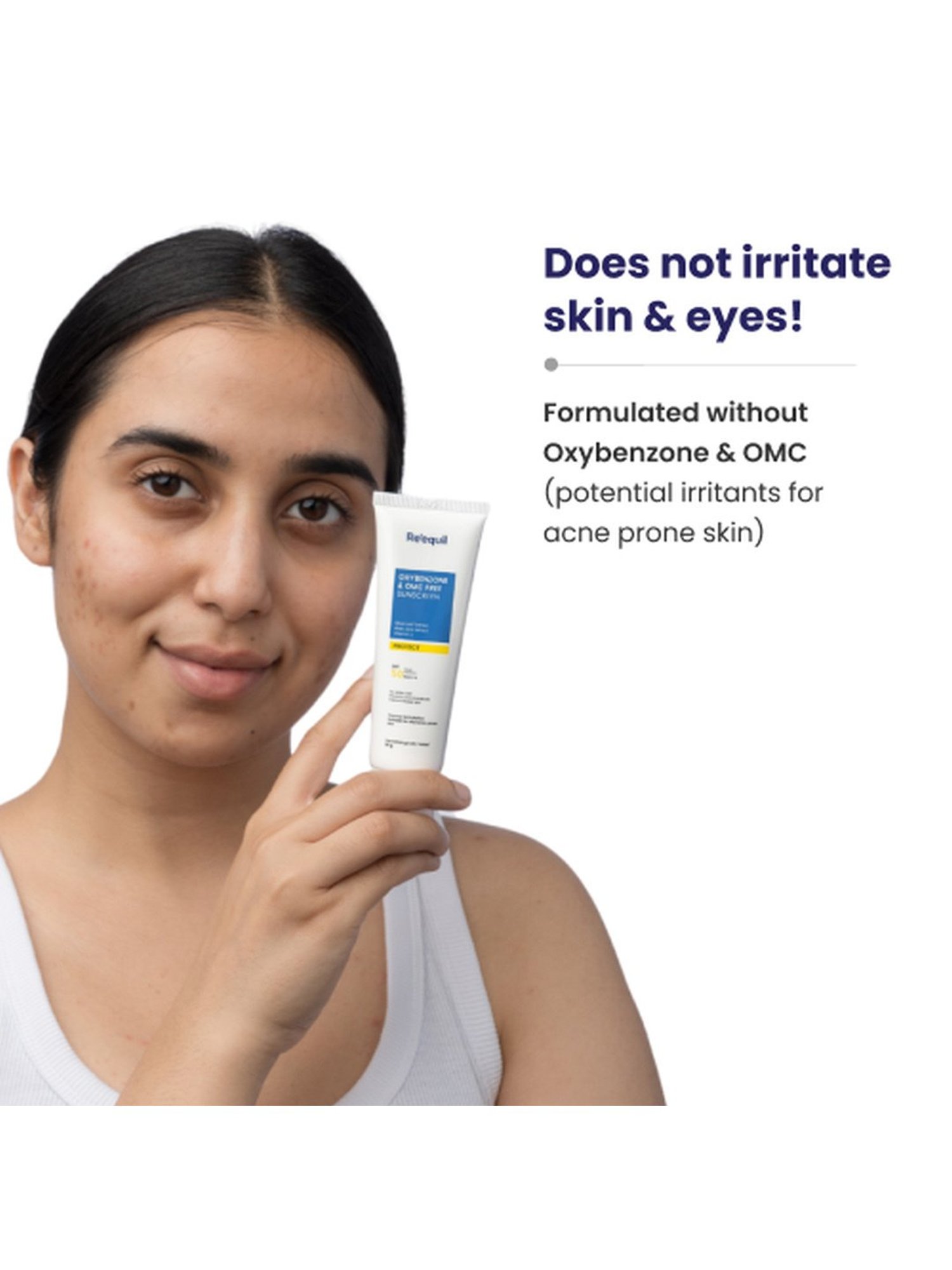 Re'equil Oxybenzone Free Sunscreen Spf 50 - 50 gm