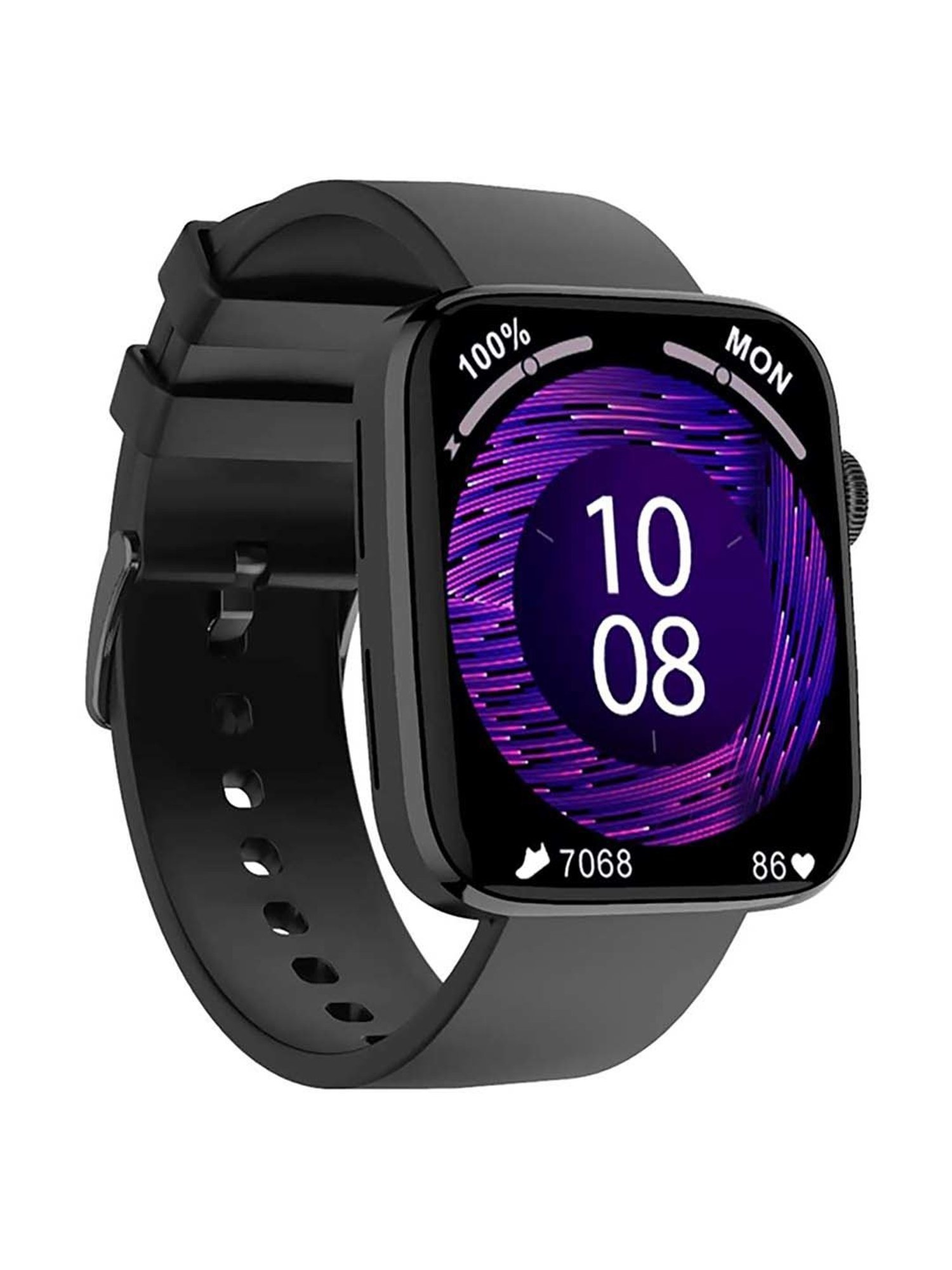 IZI Smart Calling GPS Smartwatch with Silicone Band (Black)