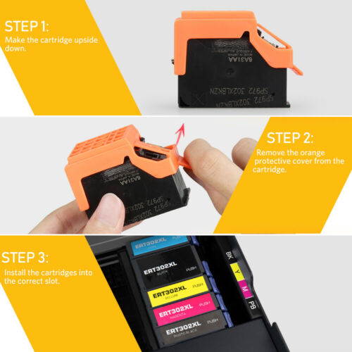 5PK 302XL T302XL Ink Cartridge for Eps Expression XP-6000 XP-6100 Inkjet Printer