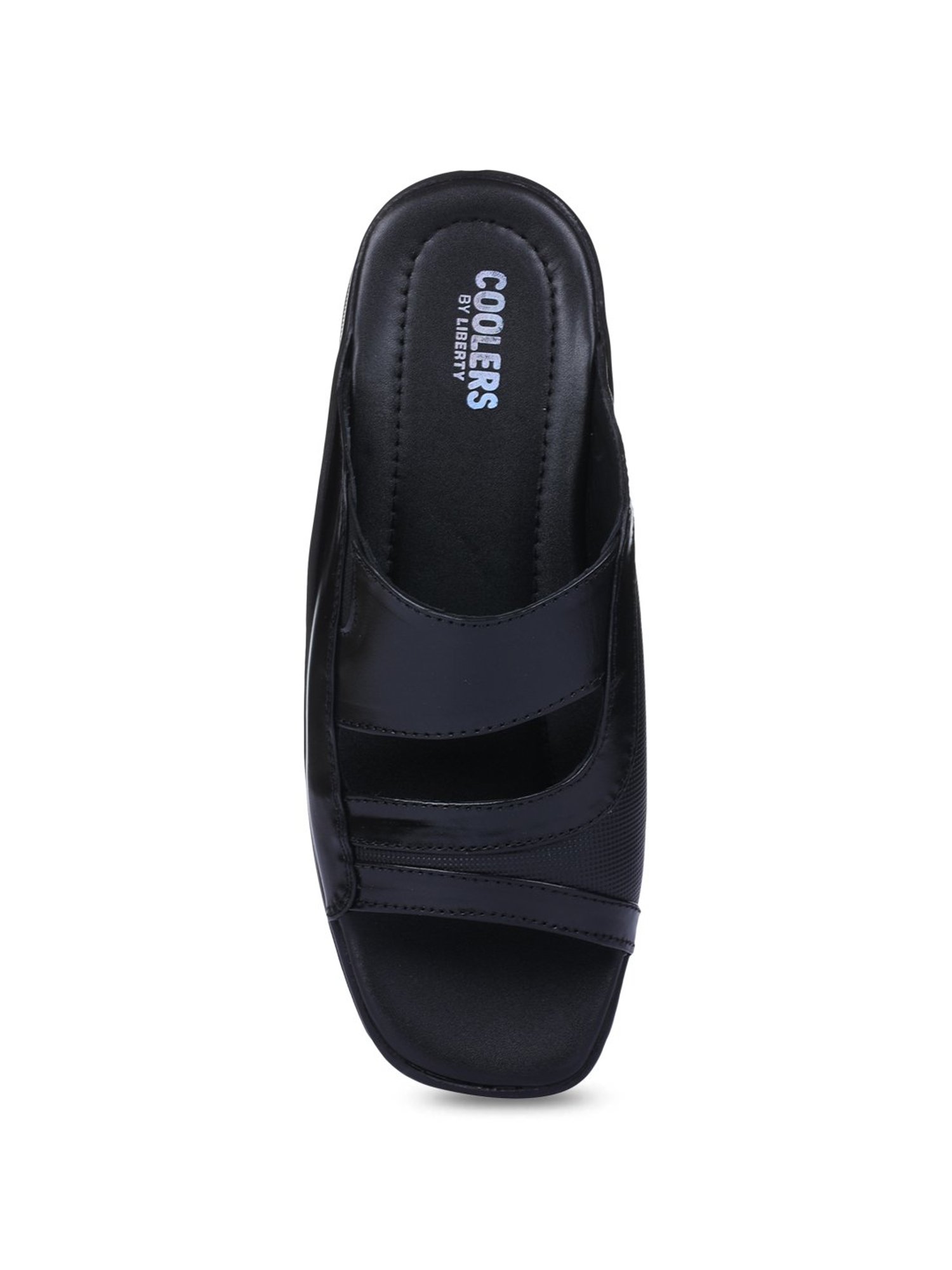 Coolers by Liberty Men's Black Casual Sandals