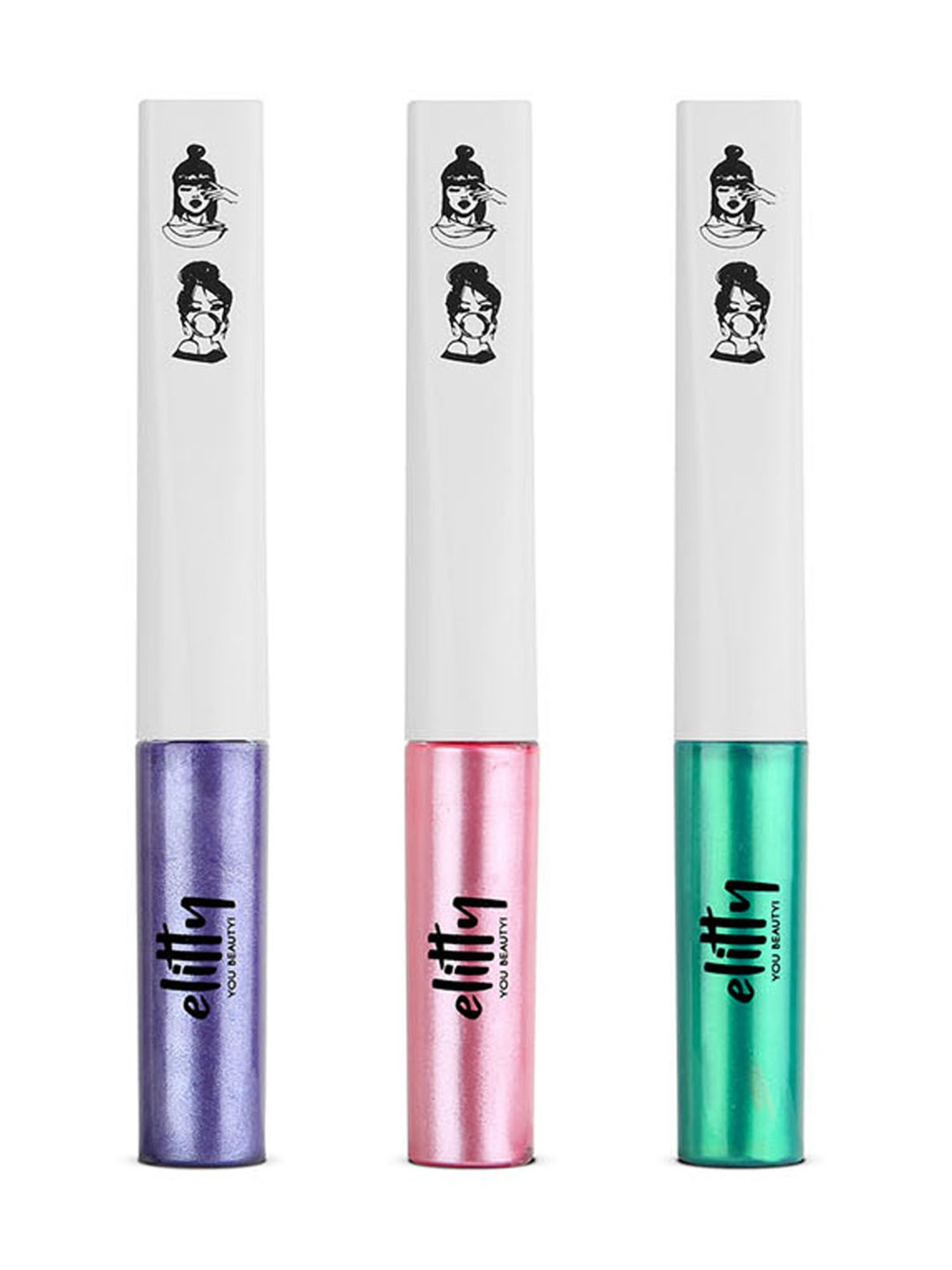 Elitty Eye Gotta Feeling Show Me Shimmer Eyeliner Combo, Pack of 3