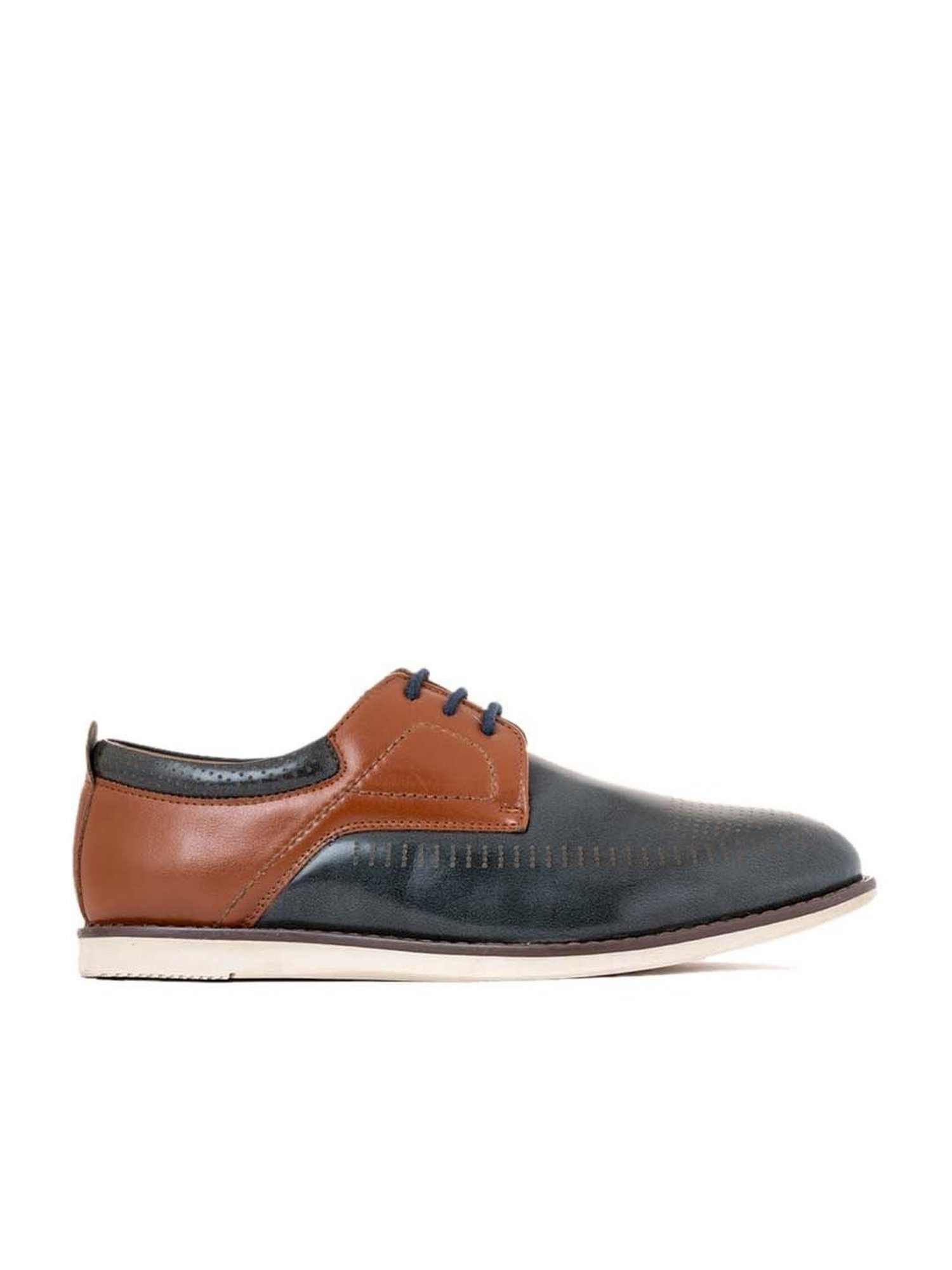 Khadim Men's Grey Derby Shoes