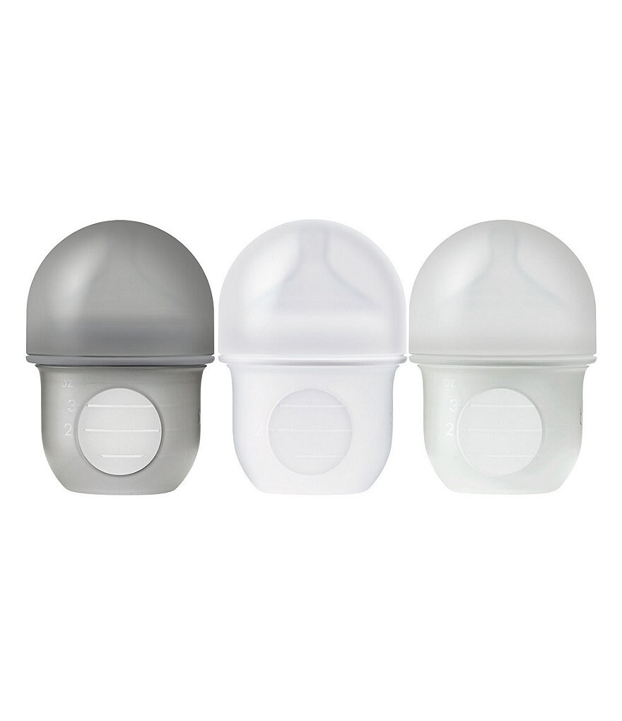 Boon NURSH 4oz Reusable Silicone Pouch Bottle