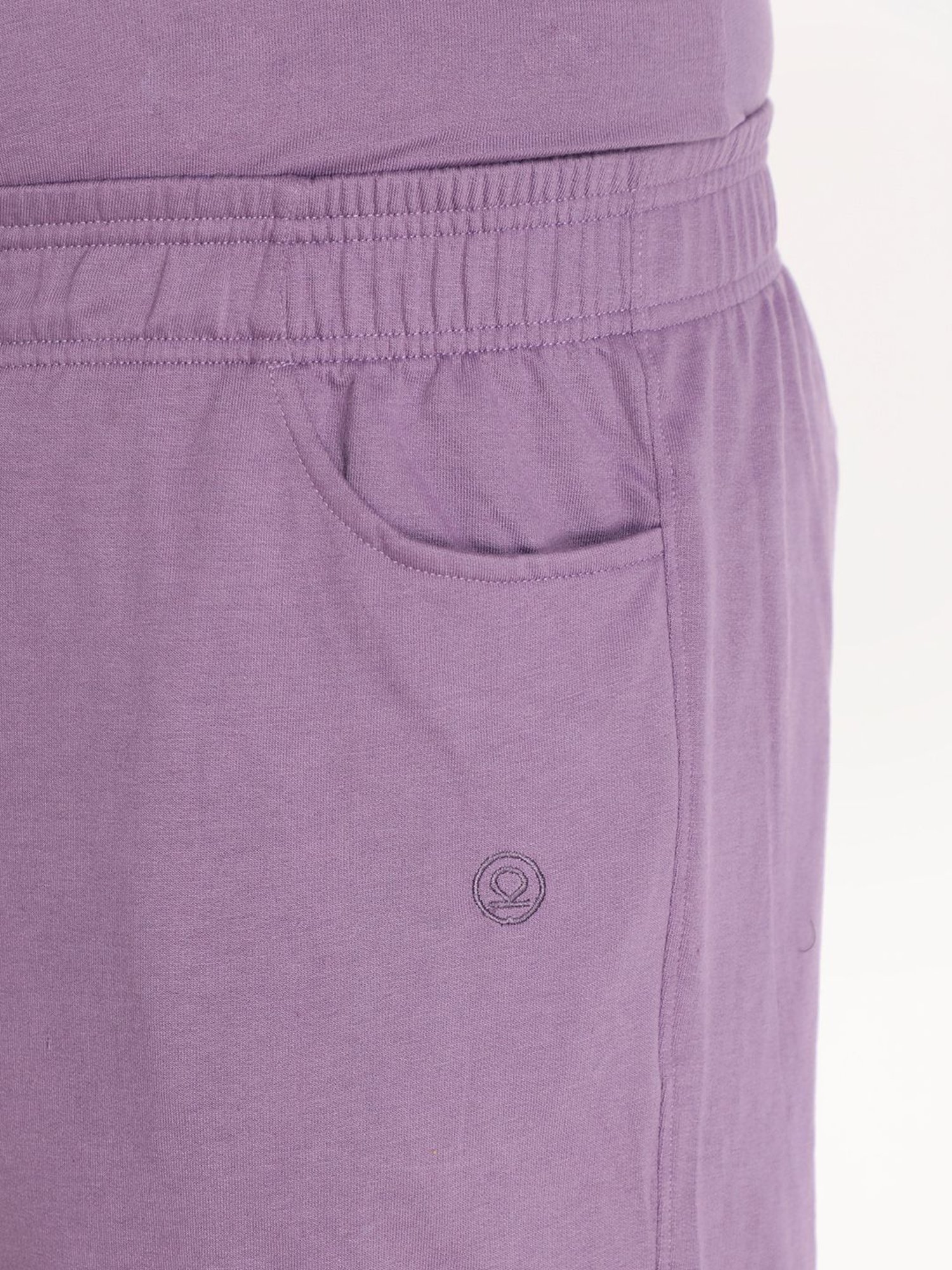 Chkokko Purple Cotton Relaxed Fit Track Suit