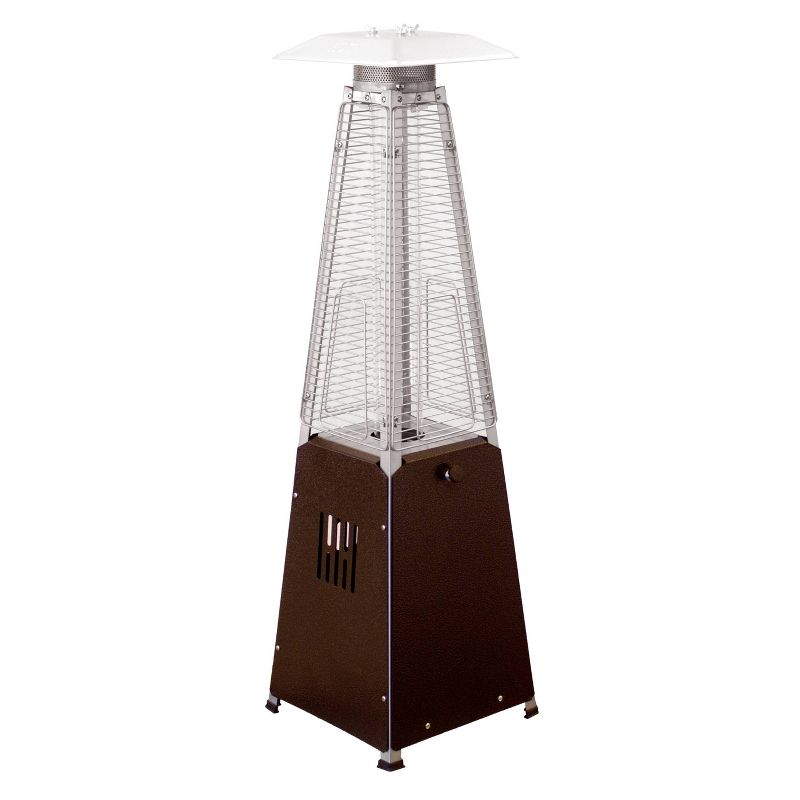 Portable Glass Tube Outdoor Patio Heater - Bronze - AZ Patio Heaters