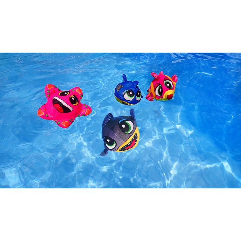 Swimline 5" Fish Splasher Bombs Swimming Pool Toys 4pc - Pink/Yellow