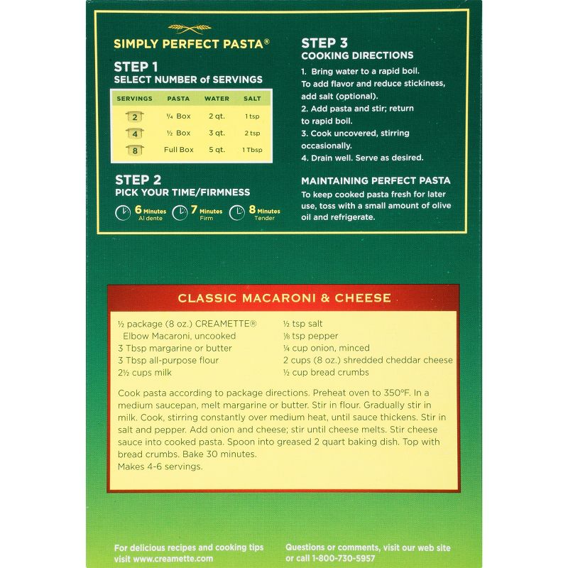 Creamette Elbow Macaroni Pasta - 16oz