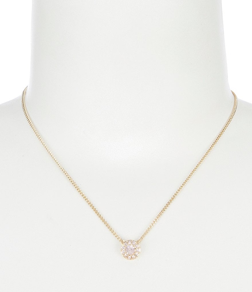 Givenchy Gold Silk Pave Neck and Earring Set