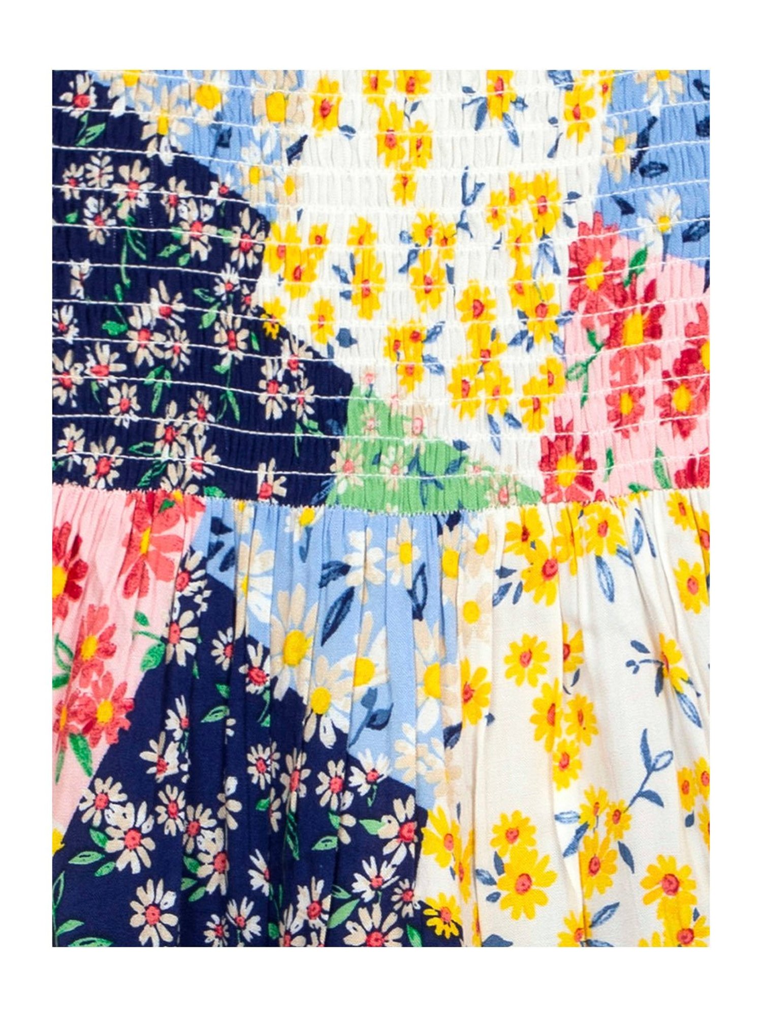 Budding Bees Kids Multicolor Floral Print Dress