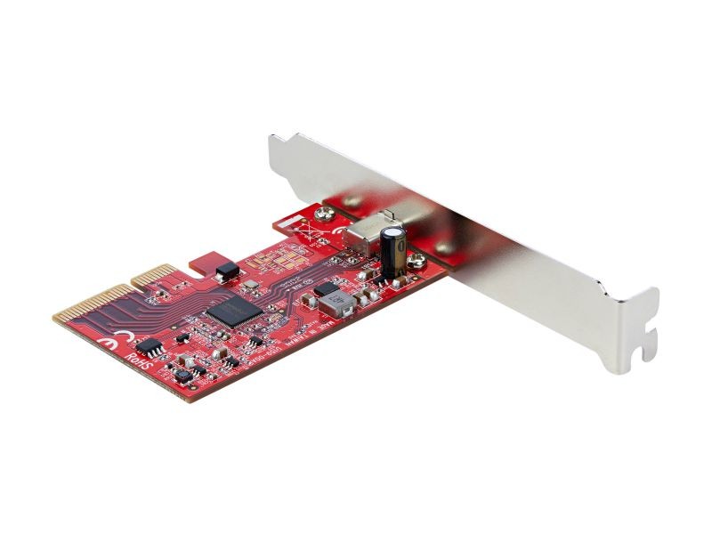 StarTech.com PEXUSB321C 1-Port USB 3.2 Gen 2x2 PCIe Card - USB-C SuperSpeed 20Gbps PCI Express 3.0 x4 Host Controller Card - USB Type-C PCIe Add-On Adapter Card - Expansion Card - Windows & Linux